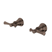 Phoenix Cromford Wall Top Assemblies 15mm Extended Spindles Brushed Bronze – Lead Free