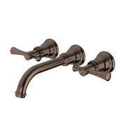 Phoenix Cromford Wall Basin / Bath Set 180mm Brushed Bronze – Lead Free