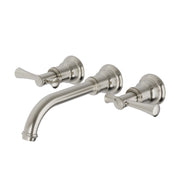 Phoenix Cromford Wall Basin/Bath Set 180mm Brushed Nickel