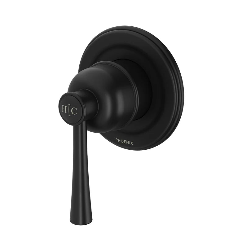 Phoenix Cromford Wall Set Tapware Package Matte Black