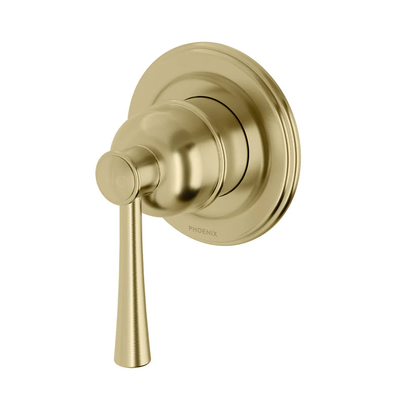 Phoenix Cromford Wall Set Tapware Package Brushed Gold