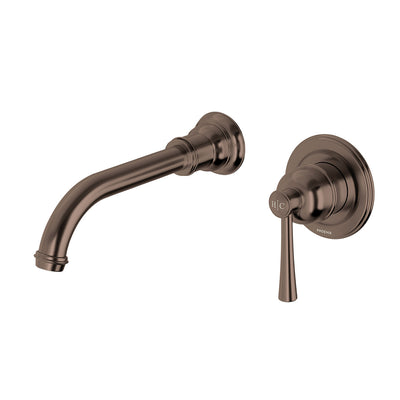 Phoenix Cromford SwitchMix Wall Basin / Bath Mixer Set 180mm (Complete Kit) Brushed Bronze – Lead Free