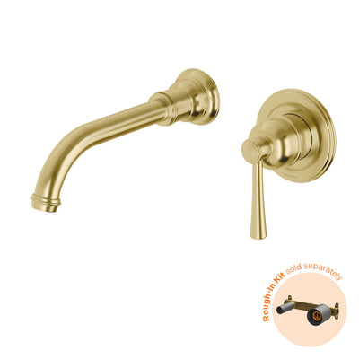 Phoenix Cromford SwitchMix Wall Basin/Bath Mixer Set 180mm Trim Kit Only Brushed Gold