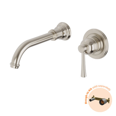 Phoenix Cromford SwitchMix Wall Basin/Bath Mixer Set 180mm Trim Kit Only Brushed Nickel
