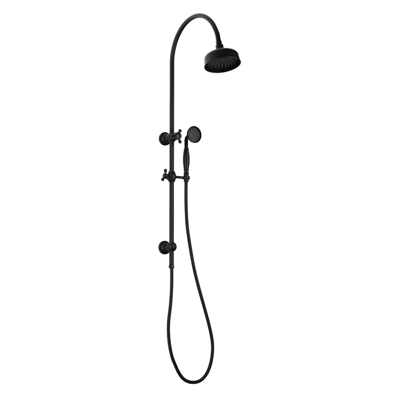 Phoenix Cromford Wall Set Tapware Package Matte Black