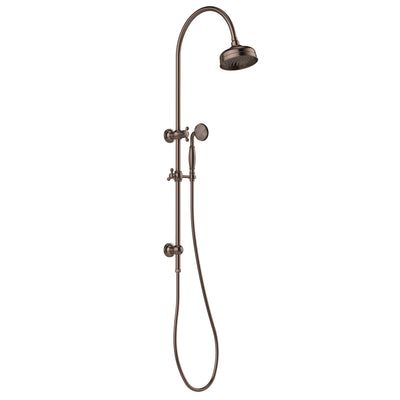 Phoenix Cromford Twin Shower Brushed Bronze