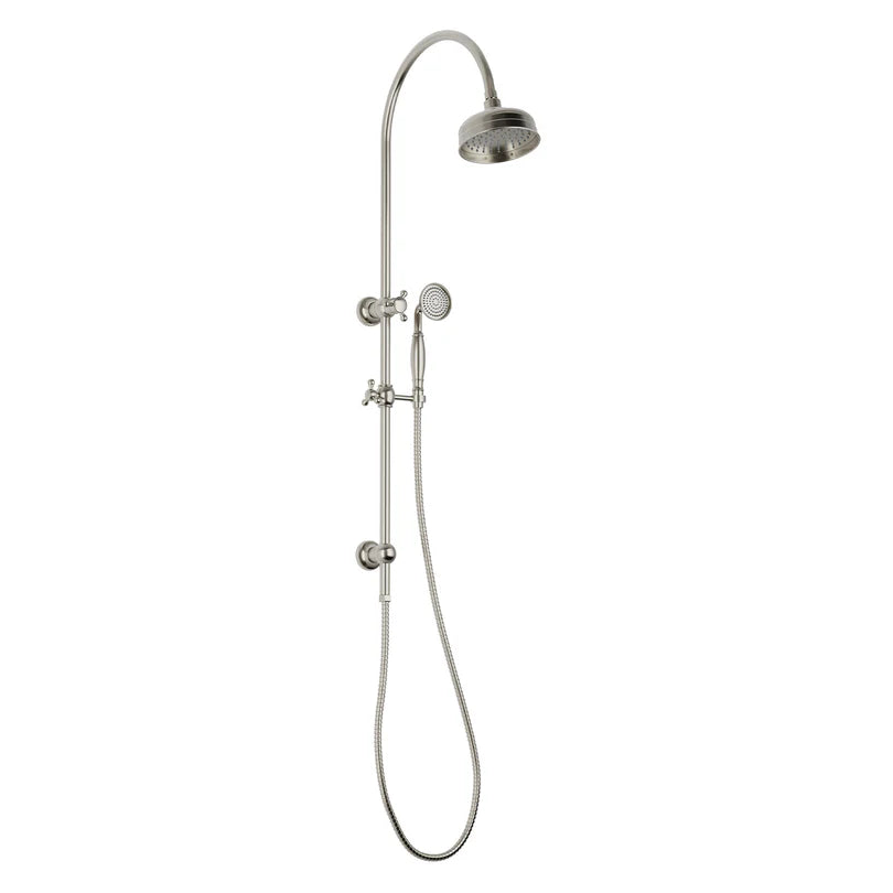 Phoenix Cromford Wall Set Tapware Package Brushed Nickel