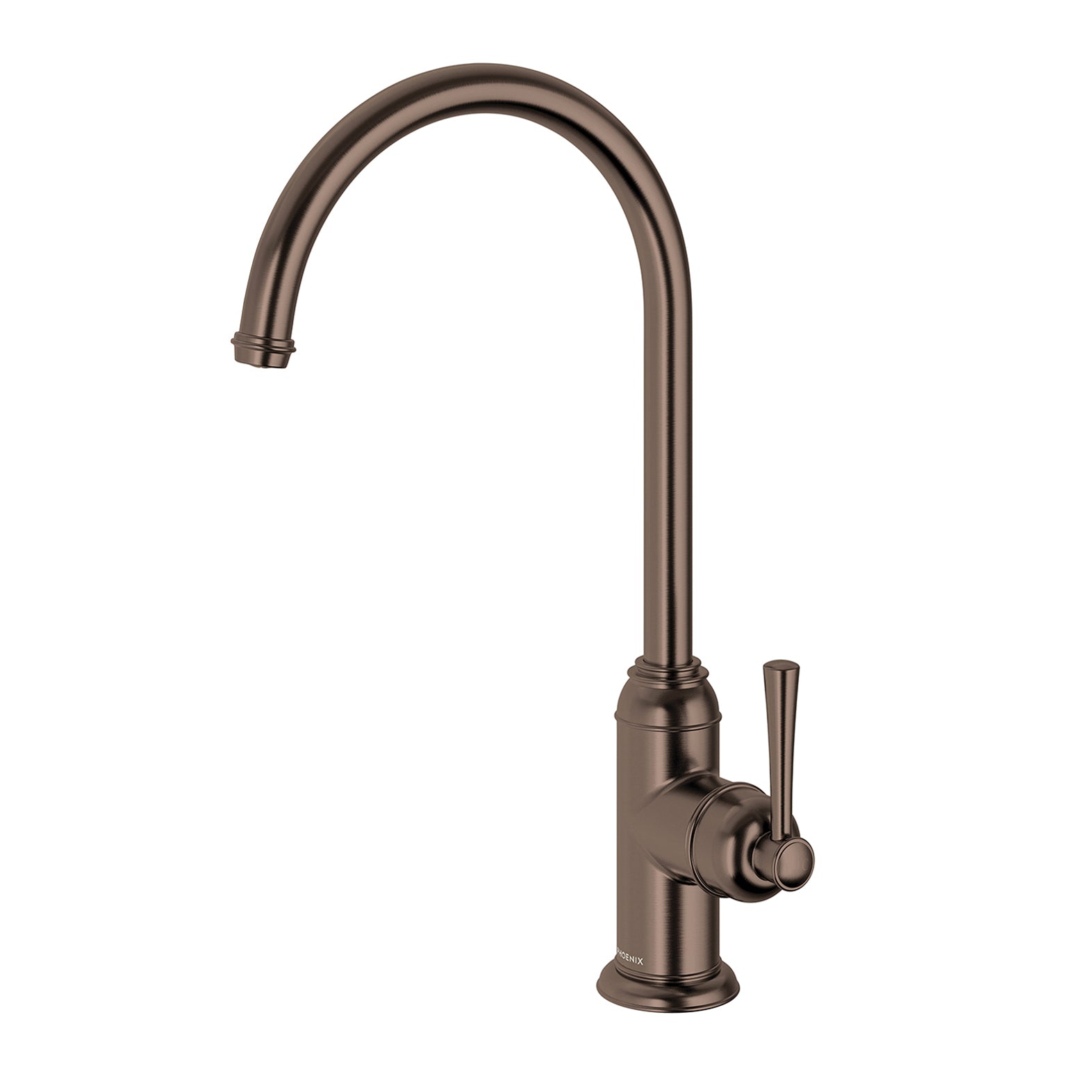 Phoenix Cromford Sink Mixer 180mm Brushed Bronze - Lead Free