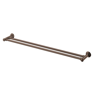 Phoenix Cromford Double Towel Rail 800mm Brushed Bronze