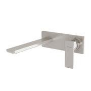 Phoenix Gloss MKII SwitchMix Wall Basin / Bath Mixer Set (Fit-Off Kit Only) - Lead Free Brushed Nickel