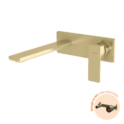 Phoenix Gloss MKII SwitchMix Wall Basin / Bath Mixer Set (Fit-Off Kit Only) Brushed Gold