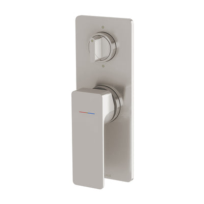 Phoenix Gloss MKII SwitchMix Shower / Bath Diverter Mixer (Complete Kit) Brushed Nickel