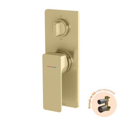 Phoenix Gloss MKII SwitchMix Shower / Bath Diverter Mixer (Fit-Off Kit Only) Brushed Gold