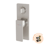 Phoenix Gloss MKII SwitchMix Shower / Bath Diverter Mixer (Fit-Off Kit Only) Brushed Nickel