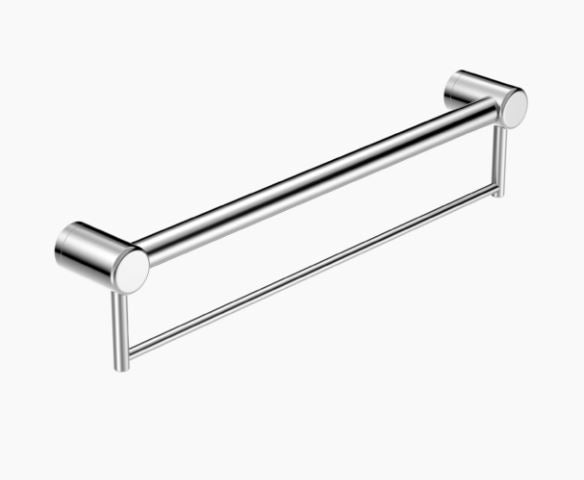 Nero Mecca Care 32mm Grab Rail With Towel Holder Chrome