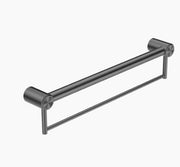Nero Mecca Care 32mm Grab Rail With Towel Holder Gun Metal