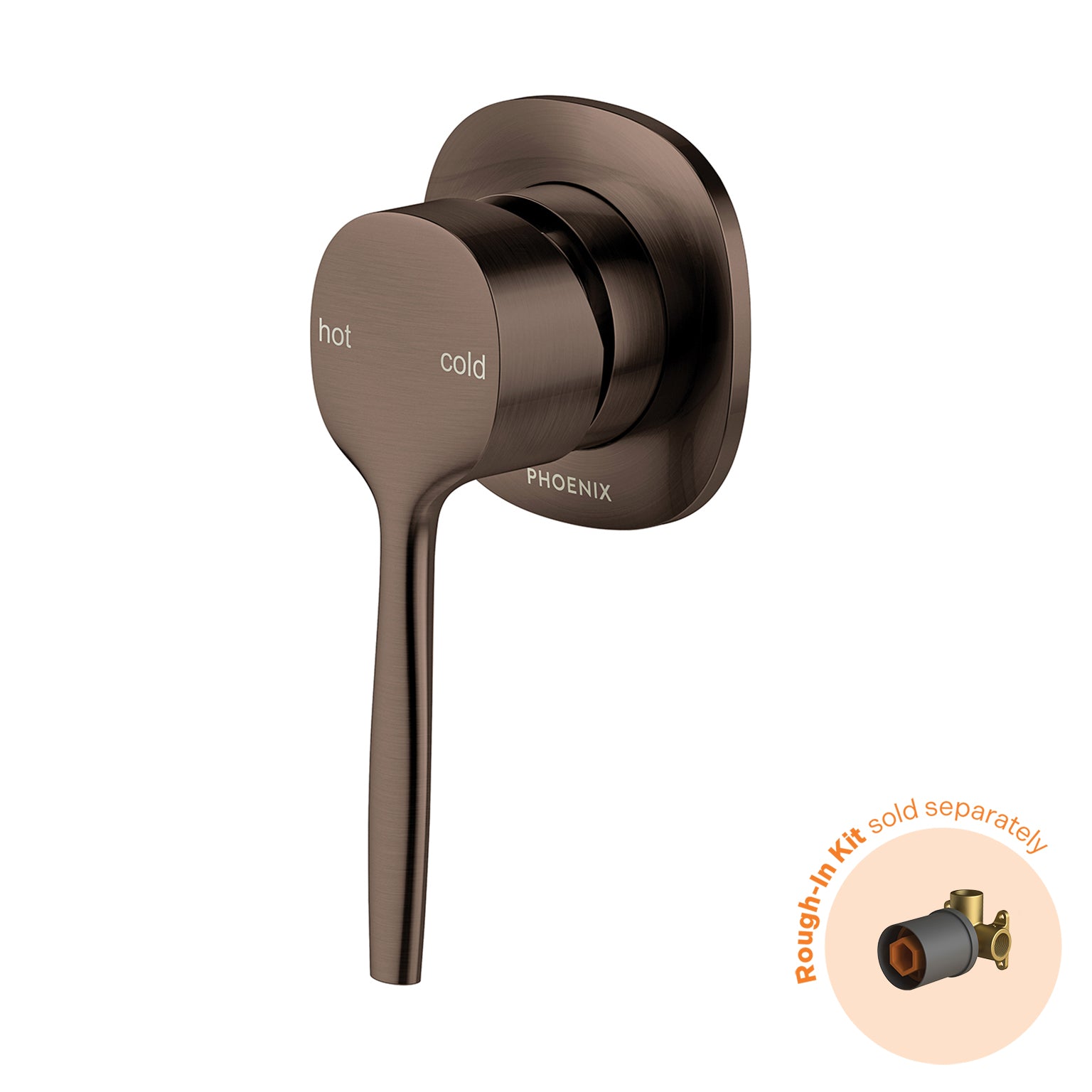 Phoenix Vask SwitchMix Shower / Wall Mixer (Fit-Off Kit Only) Brushed Bronze – Lead Free