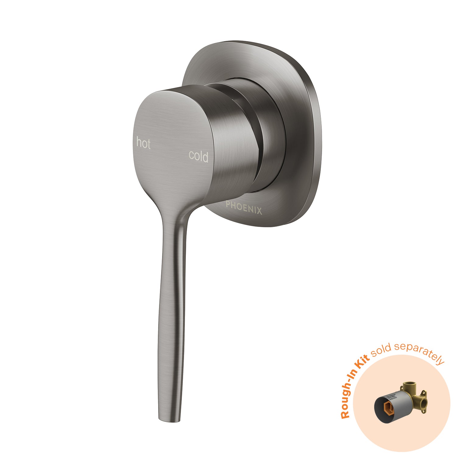 Phoenix Vask SwitchMix Shower / Wall Mixer Brushed Carbon (Fit-Off Kit Only) – Lead Free