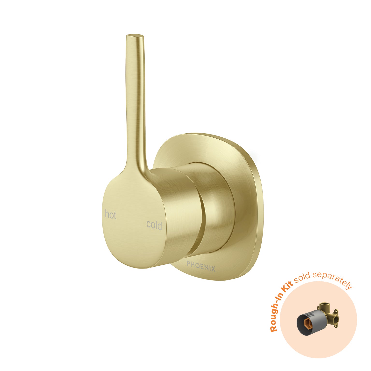 Phoenix Vask SwitchMix Shower / Wall Mixer Pin Up Brushed Gold (Fit-Off Kit Only) – Lead Free