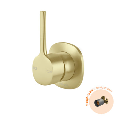 Phoenix Vask SwitchMix Shower / Wall Mixer Pin Up Brushed Gold (Fit-Off Kit Only) – Lead Free