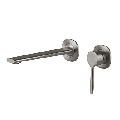 Phoenix Vask SwitchMix Wall Basin / Bath Mixer Set Brushed Carbon (Complete Kit) – Lead Free