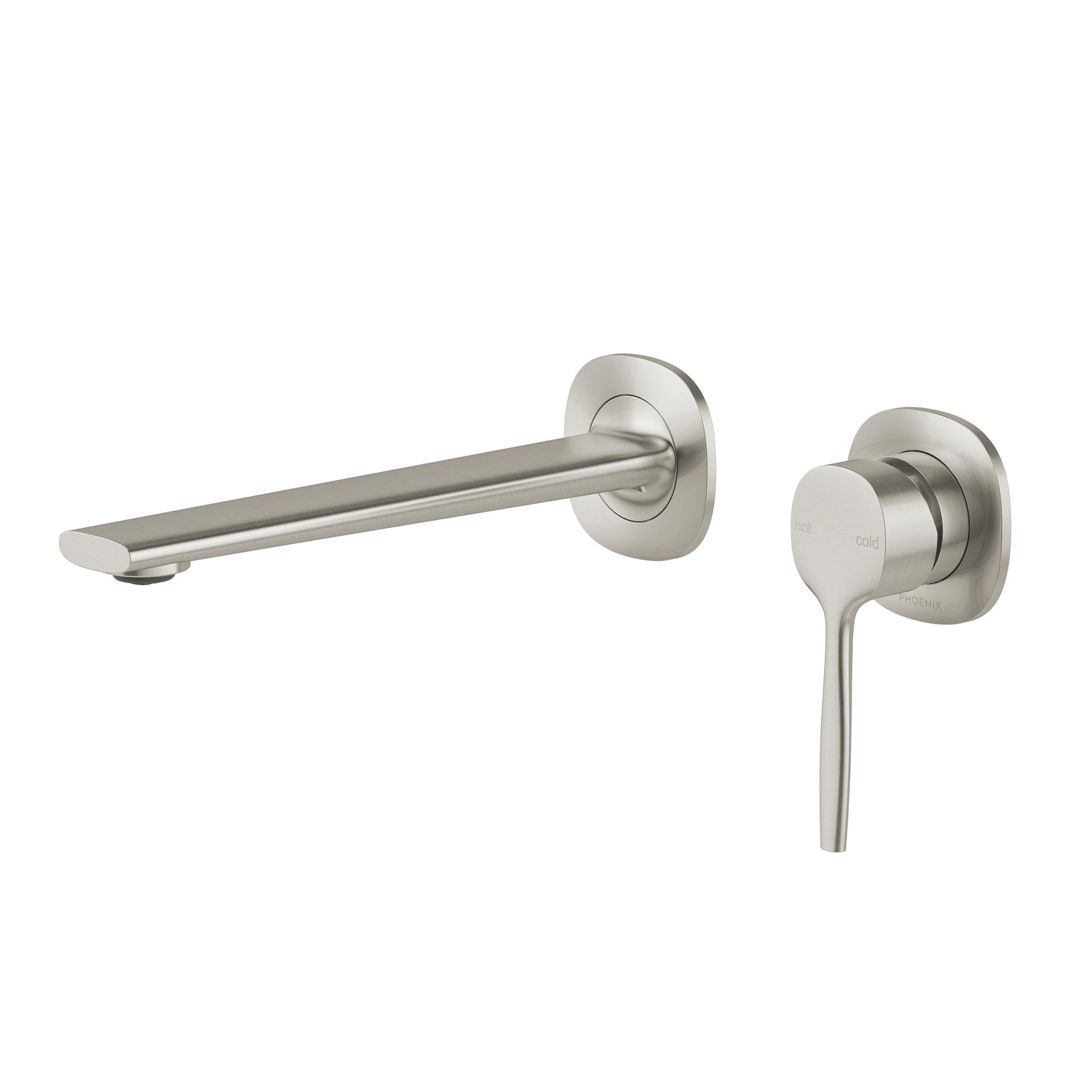 Phoenix Vask SwitchMix Wall Basin / Bath Mixer Set Brushed Nickel (Complete Kit) – Lead Free