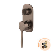 Phoenix Vask SwitchMix Shower / Bath Diverter Mixer (Fit-Off Kit Only) Brushed Bronze – Lead Free