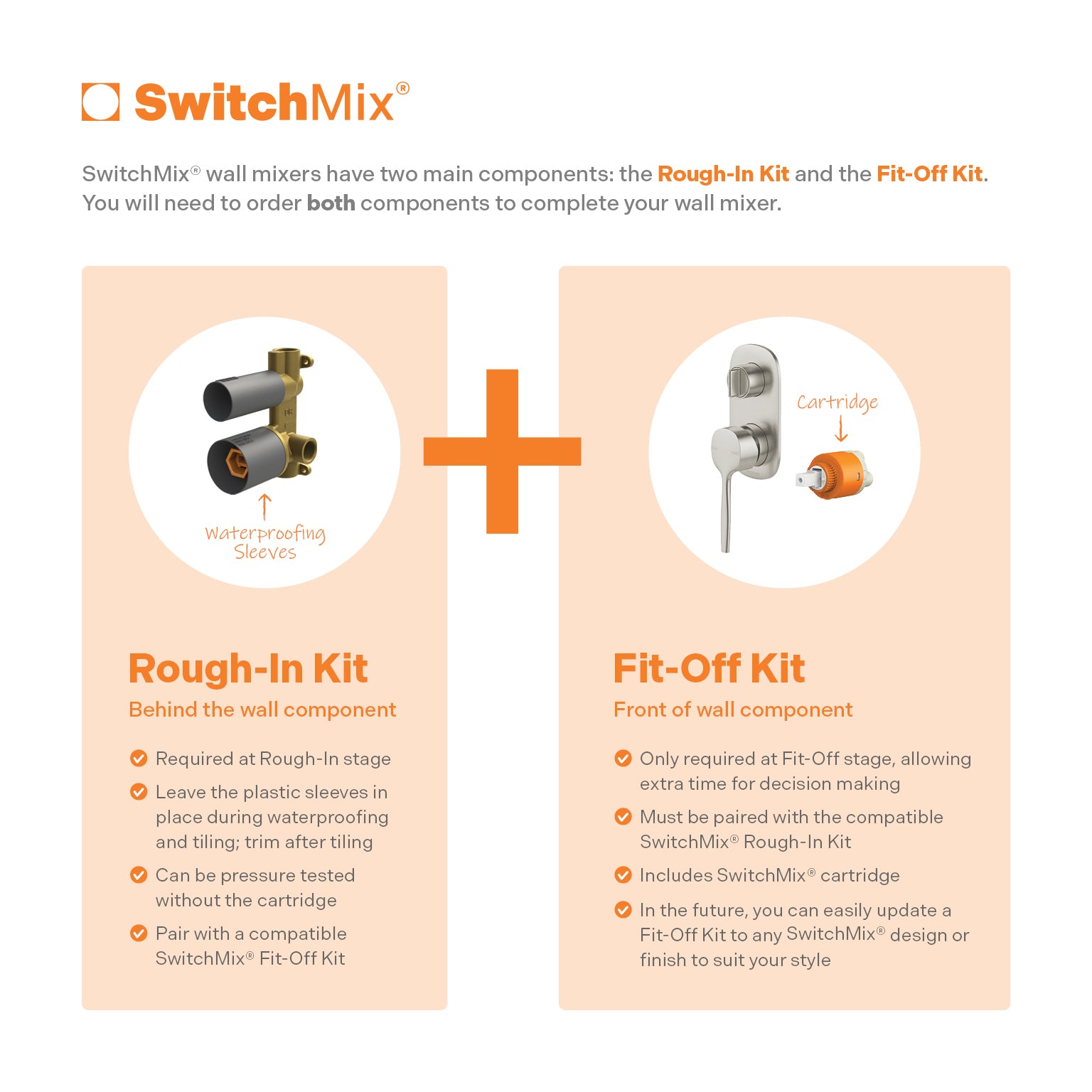 Phoenix Vask SwitchMix Shower / Bath Diverter Mixer Brushed Carbon (Fit Off Kit Only ) – Lead Free