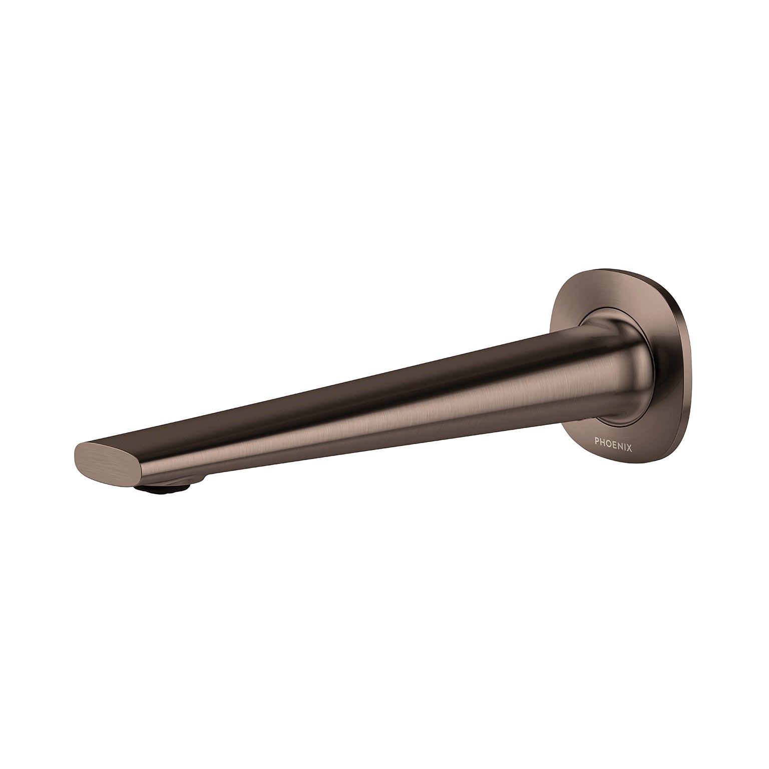 Phoenix Vask Wall Basin / Bath Outlet 200mm Brushed Bronze – Lead Free