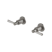 Phoenix Wiltern Wall Top Assemblies 15mm Extended Spindles Brushed Carbon - Lead Free