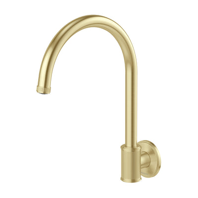 Phoenix Wiltern Wall Sink Outlet 180mm Brushed Gold – Lead Free