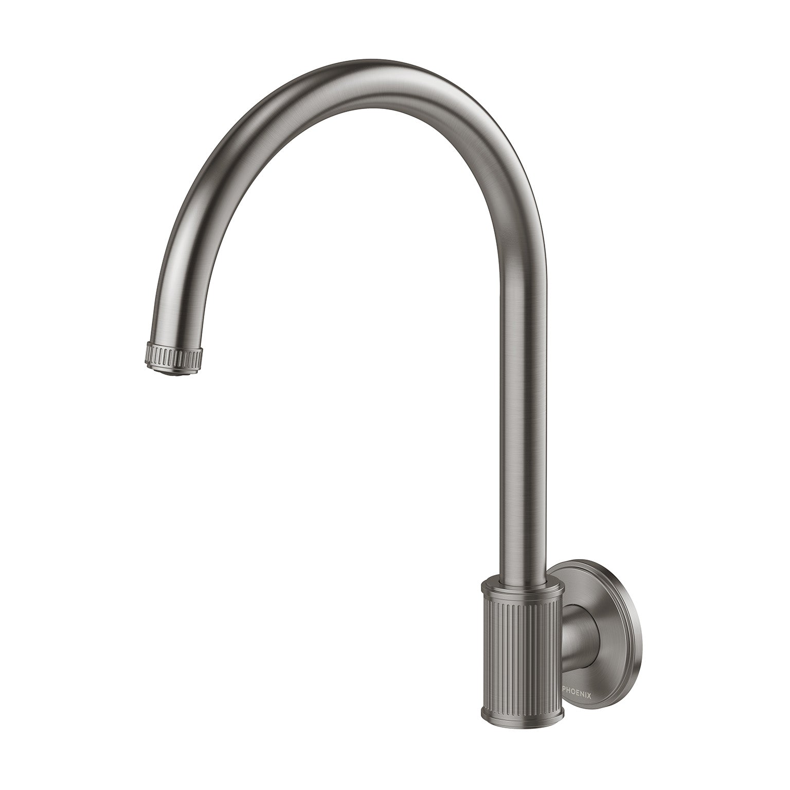 Phoenix Wiltern Wall Sink Outlet 180mm Brushed Carbon – Lead Free