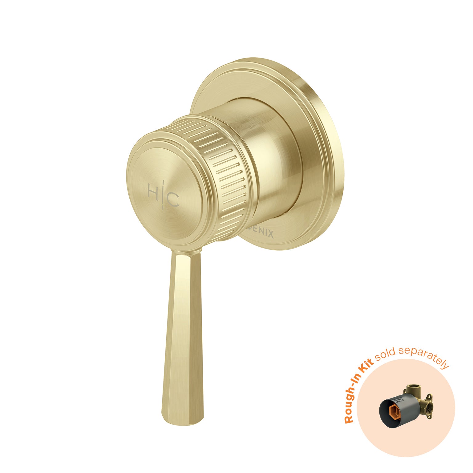 Phoenix Wiltern SwitchMix Shower / Wall Mixer Brushed Gold (Fit-Off Kit Only) – Lead Free