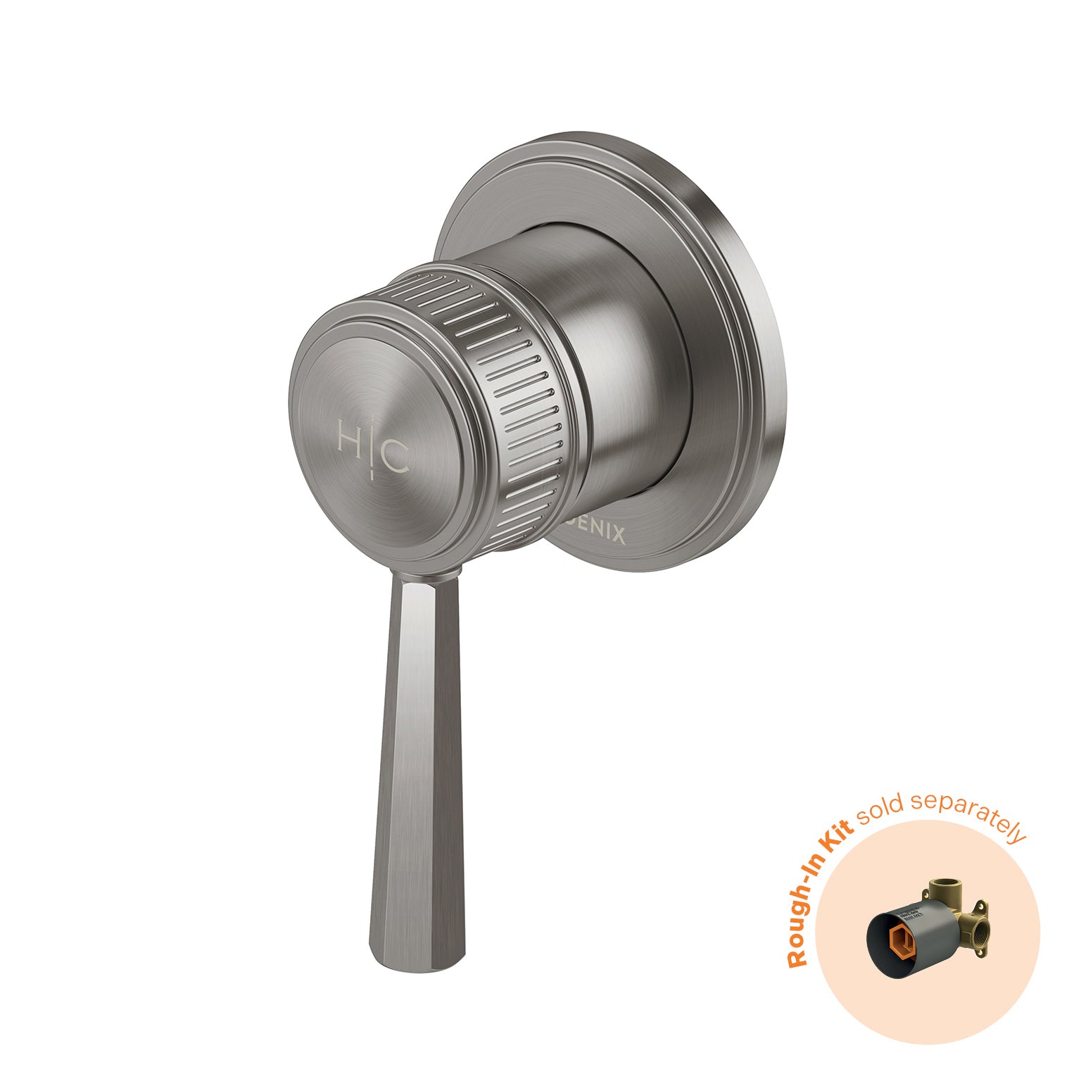 Phoenix Wiltern SwitchMix Shower / Wall Mixer Brushed Carbon (Fit-Off Kit Only) – Lead Free