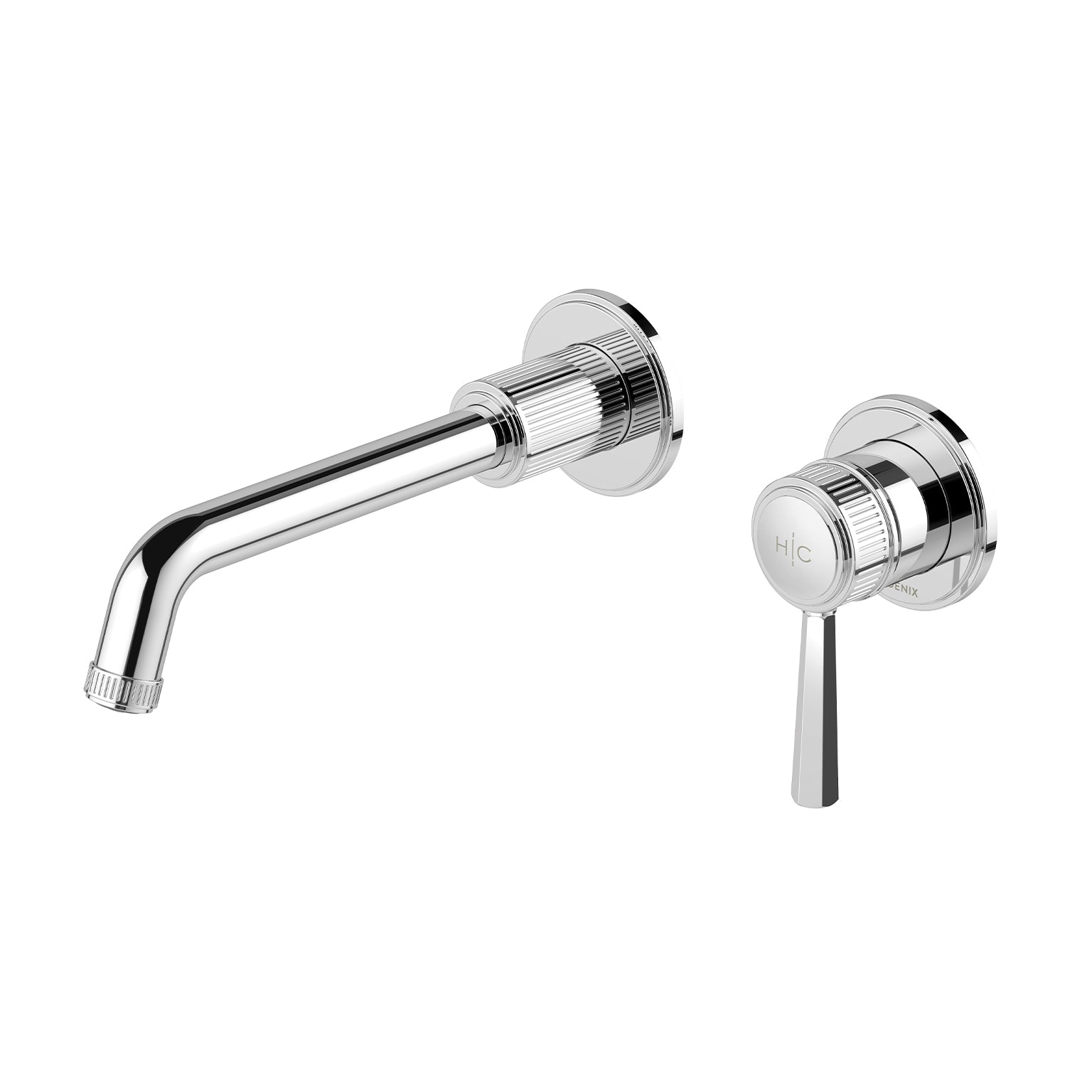 Phoenix Wiltern SwitchMix Wall Basin / Bath Mixer Set 190mm Chrome (Complete Kit) – Lead Free