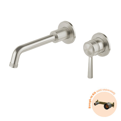 Phoenix Wiltern SwitchMix Wall Basin / Bath Mixer Set 190mm Brushed Nickel (Fit-Off Kit Only) – Lead Free