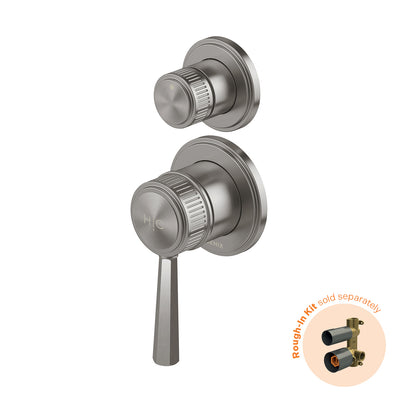 Phoenix Wiltern SwitchMix Shower / Bath Diverter Mixer Brushed Carbon (Fit-Off Kit Only) – Lead Free