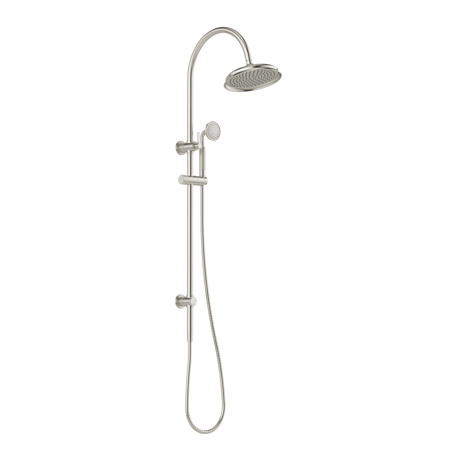 Phoenix  Wiltern Twin Shower Brushed Nickel