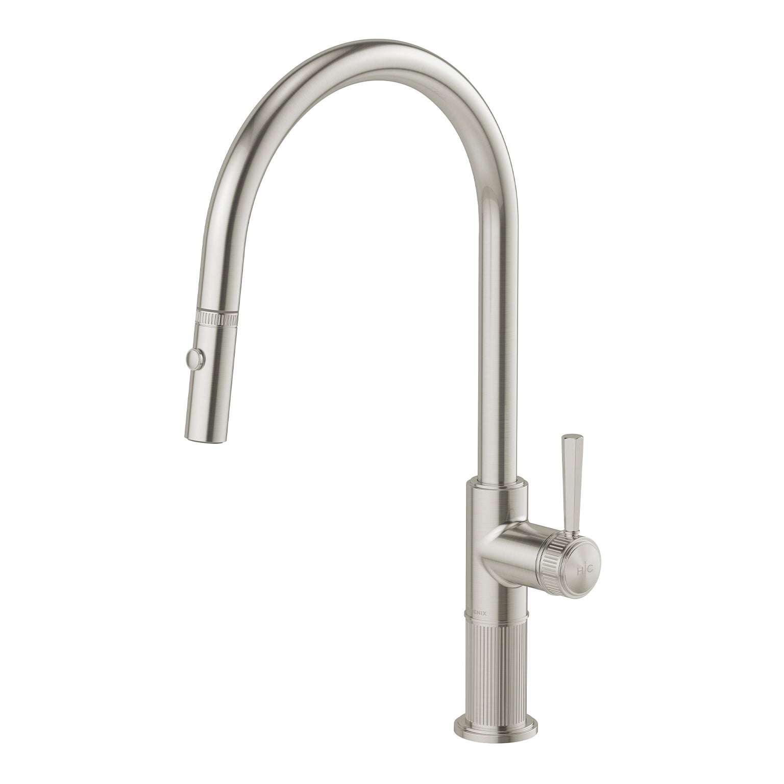 Phoenix Wiltern Pull Out Sink Mixer 230mm Brushed Nickel - Lead Free