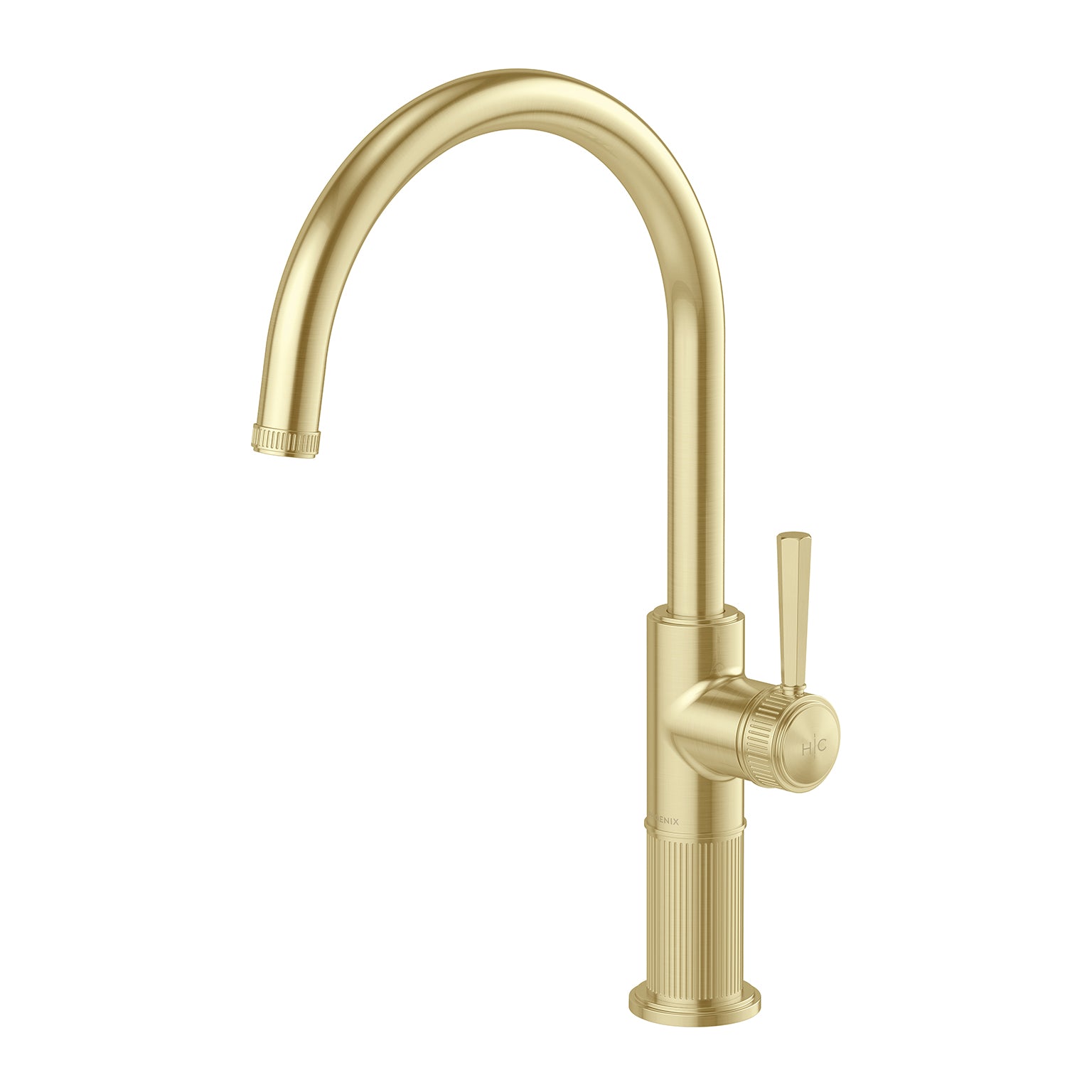 Phoenix Wiltern Sink Mixer 200mm Brushed Gold - Lead Free