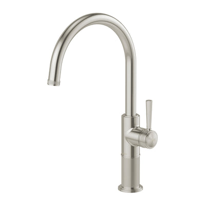 Phoenix Wiltern Sink Mixer 200mm Brushed Nickel - Lead Free