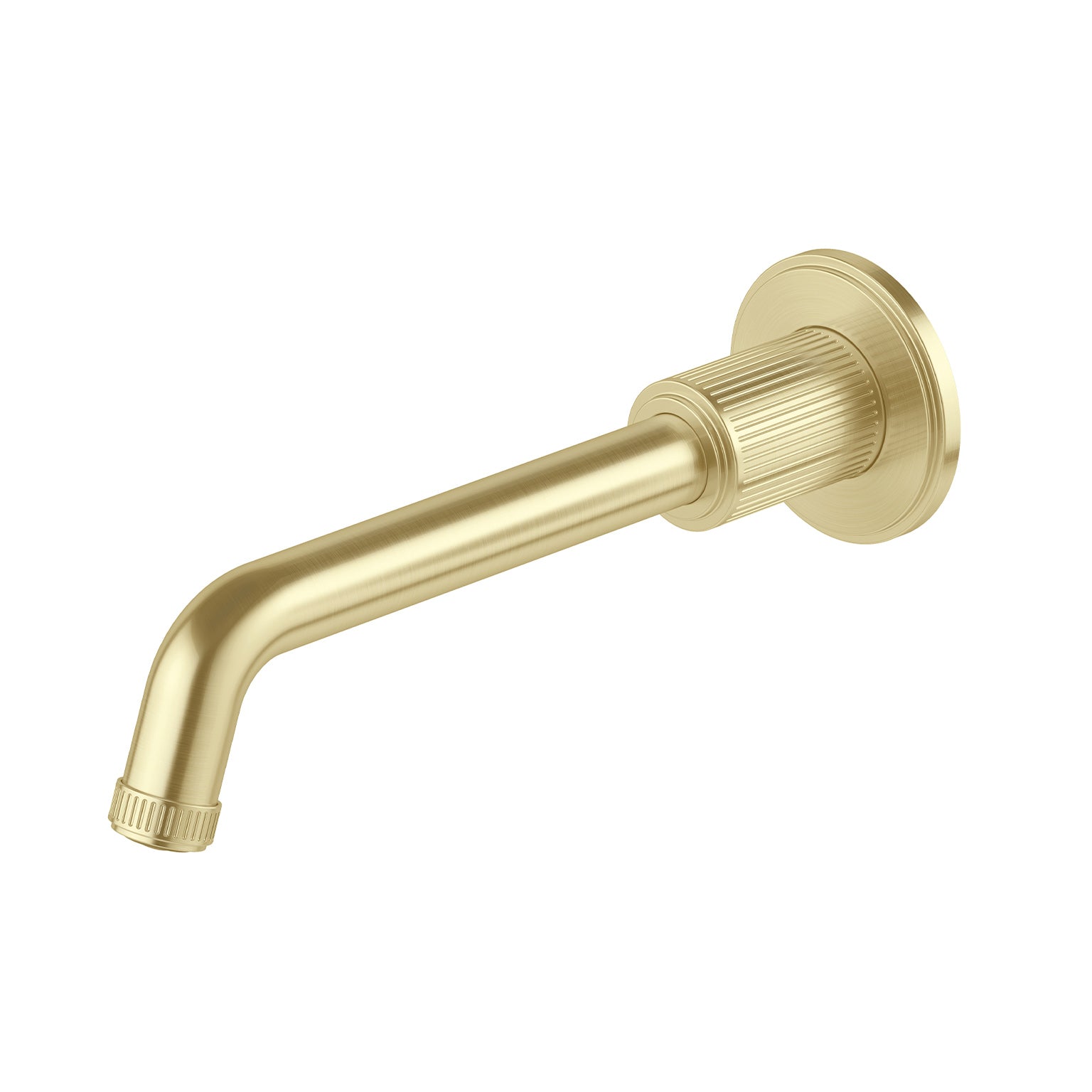 Phoenix Wiltern Wall Basin / Bath Outlet 190mm Brushed Gold – Lead Free