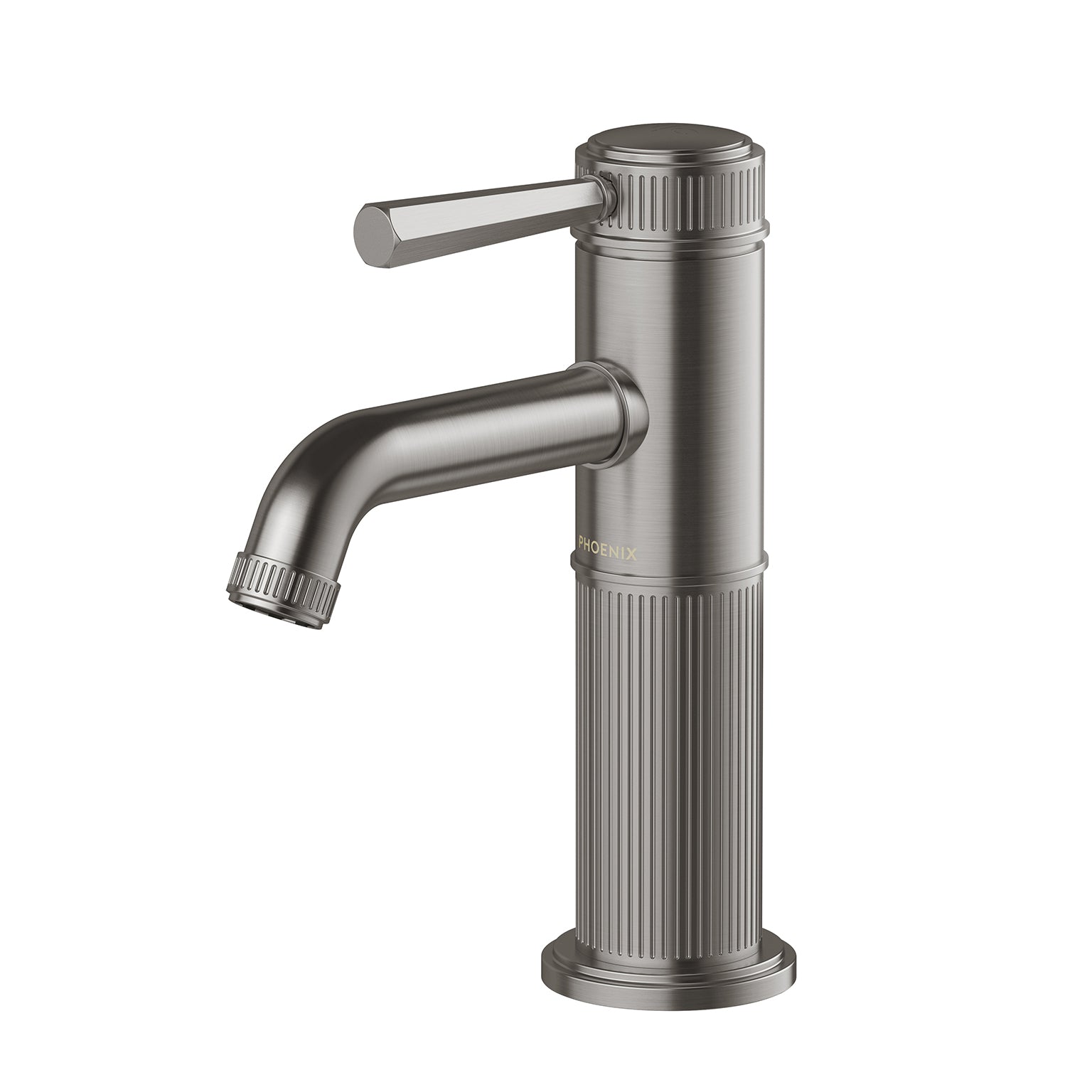 Phoenix Wiltern Basin Mixer Brushed Carbon - Lead Free