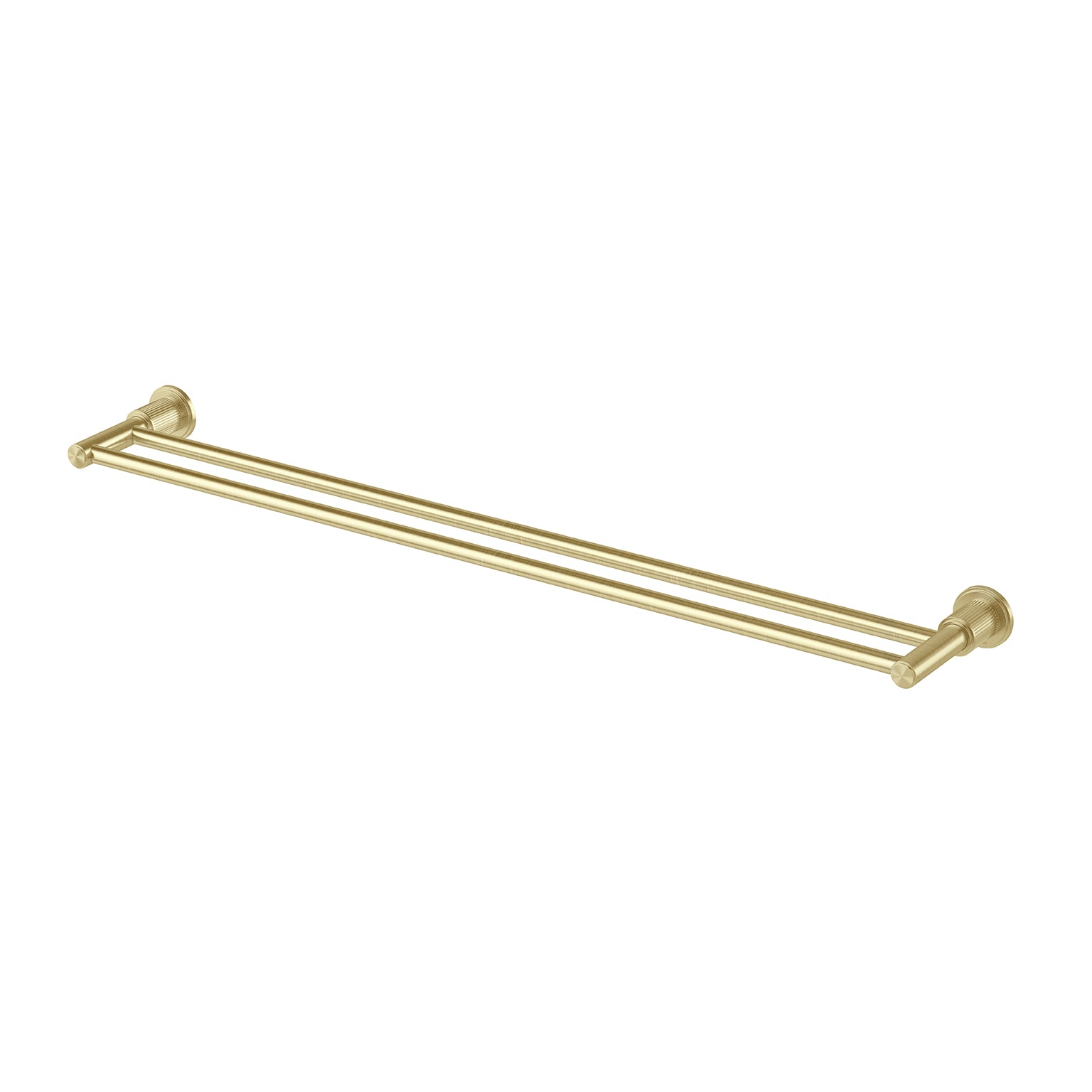 Phoenix Wiltern Double Towel Rail 800mm Brushed Gold