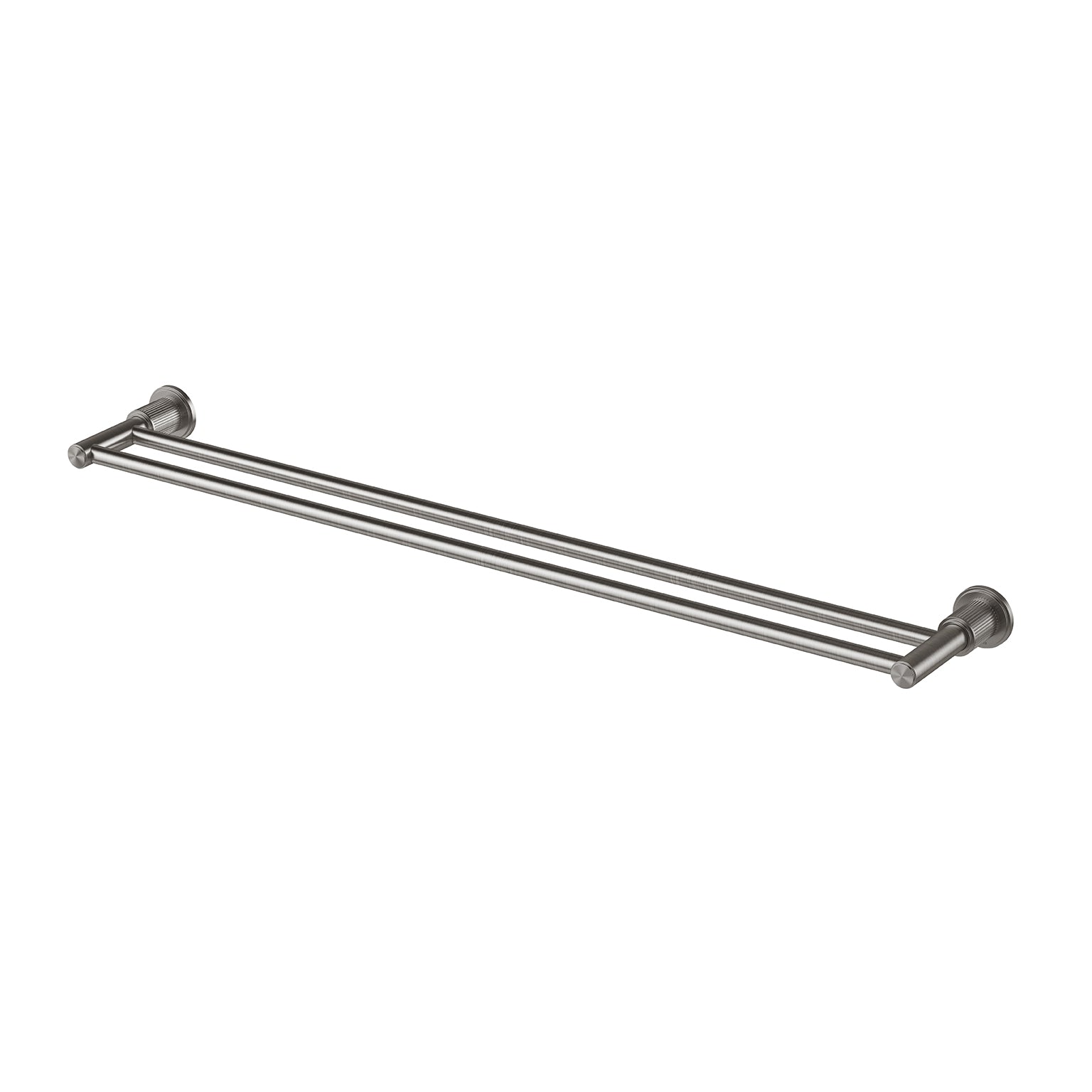 Phoenix Wiltern Double Towel Rail 800mm Brushed Carbon