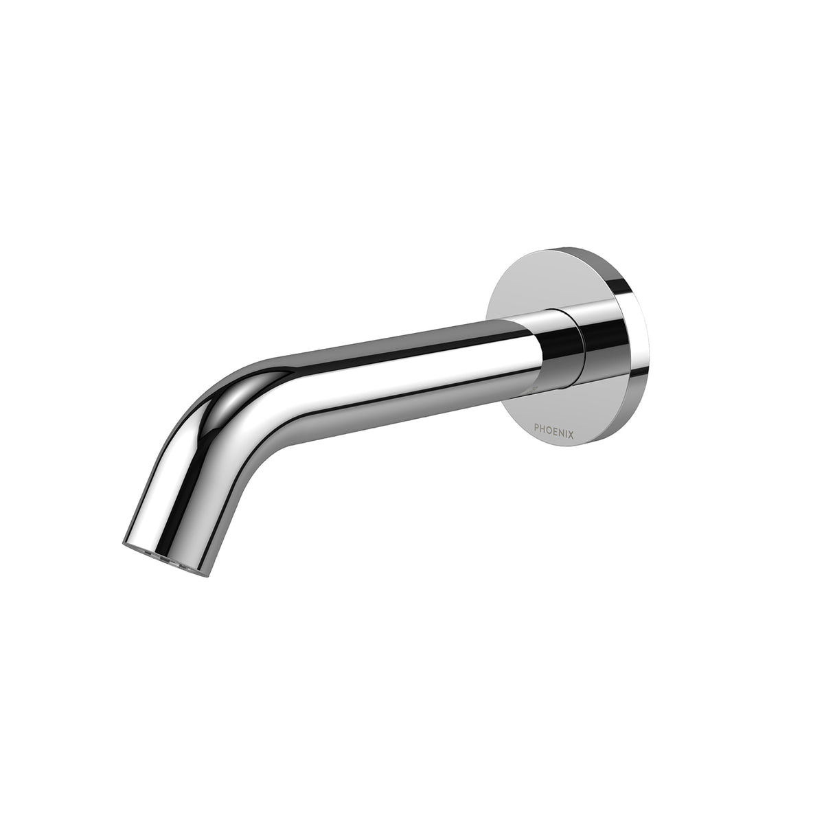 Phoenix Vivid MKII Wall Basin / Bath Outlet 160mm Curved Chrome – Lead Free