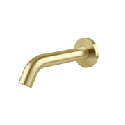 Phoenix Vivid MKII Wall Basin / Bath Outlet 160mm Curved Brushed Gold – Lead Free