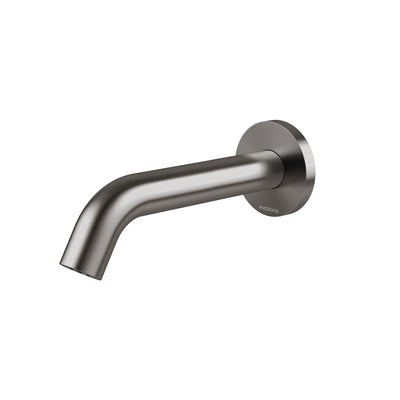 Phoenix Vivid MKII Wall Basin / Bath Outlet 160mm Curved Brushed Carbon – Lead Free