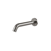 Phoenix Vivid MKII Wall Basin / Bath Outlet 200mm Curved Brushed Carbon – Lead Free