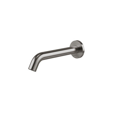 Phoenix Vivid MKII Wall Basin / Bath Outlet 200mm Curved Brushed Carbon – Lead Free